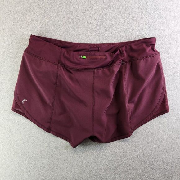 Zyia Active Shorts Womens XXL Red Brief Zip Pocket Drawstring Running Training - Picture 6 of 13